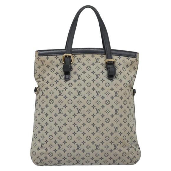 LOUIS VUITTON Monogram Mini Françoise Tote Bag Blue M92208 - Picture 2 of 16